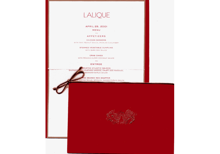 Lalique Dinner